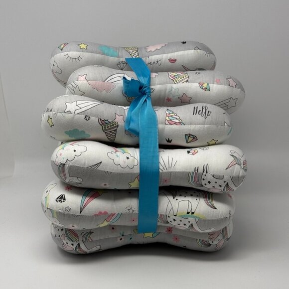 Butterfly Height-Adjustable Nursing Pillow for New Mothers Rainbows & Unicorns - Picture 1 of 5